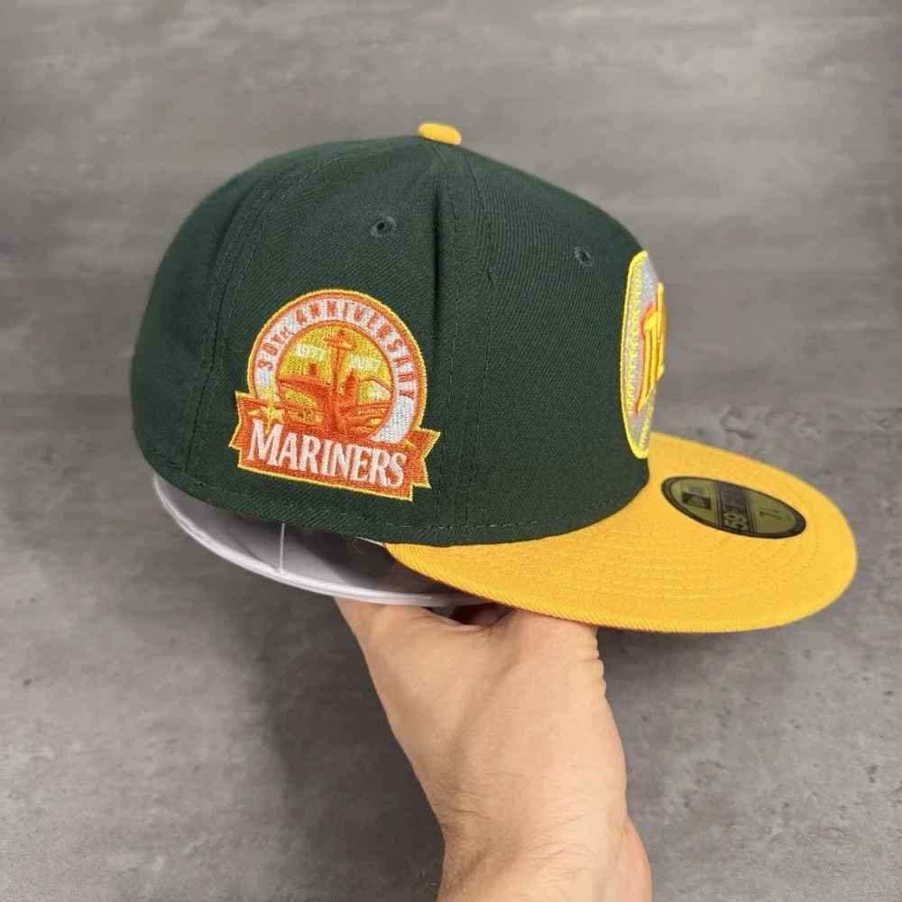 Seattle Mariners Hat New Era Cap 7 1/4 Supersonics Quack Pack House of Fitted‎